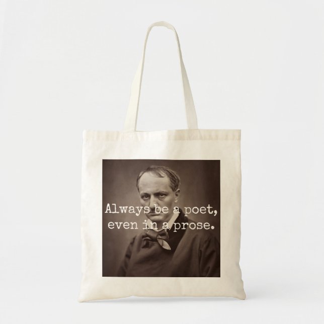 Charles Baudelaire Tote Bag (Front)