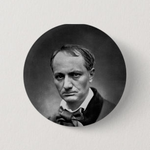 Charles Baudelaire - Vintage Photo 1878 2 Inch Round Button