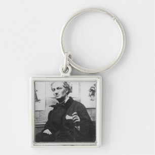 Charles Baudelaire  with Engravings, c.1863 Keychain
