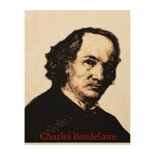 Charles Baudelaire Wood Wall Art