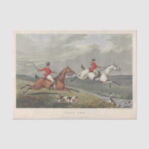 Charles Bentley Fox Hunting: Full Cry Tissue Paper