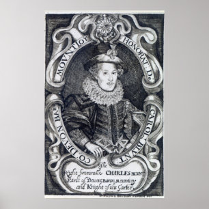 Charles Blount, 8th Baron Mountjoy Poster