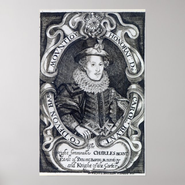Charles Blount, 8th Baron Mountjoy Poster (Front)