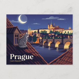 Charles Bridge Czech Republic Postcard