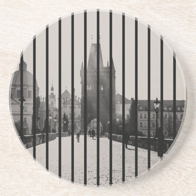 Charles bridge in Prague Coaster (Front)