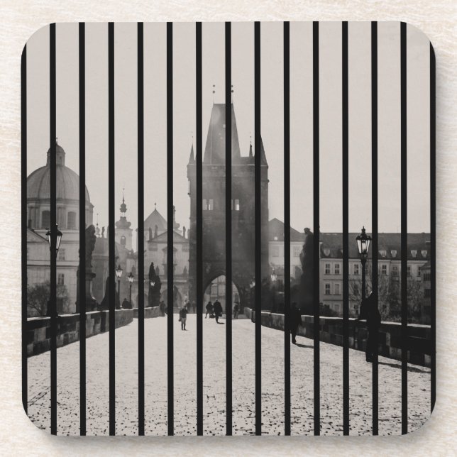Charles bridge in Prague Coaster (Front)