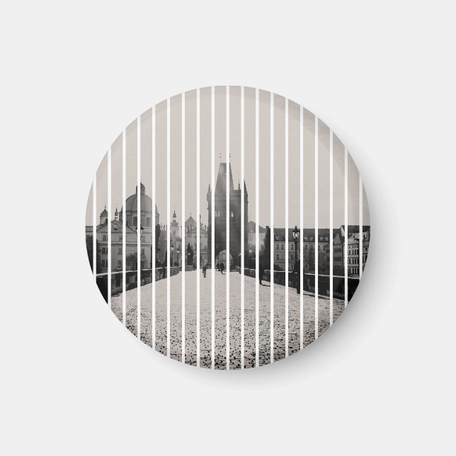 Charles bridge in Prague Magnet (Front)