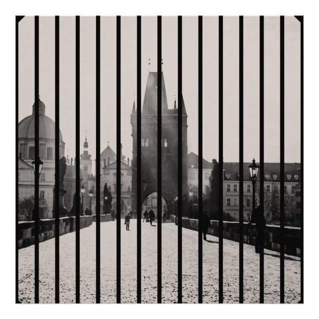 Charles bridge in Prague Photo Print (Front)