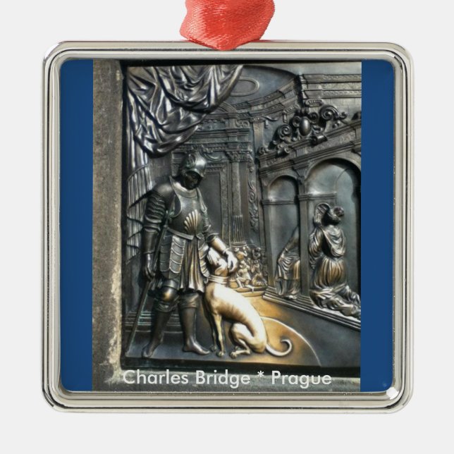 Charles Bridge Karluv Most Prague Ornament (Front)