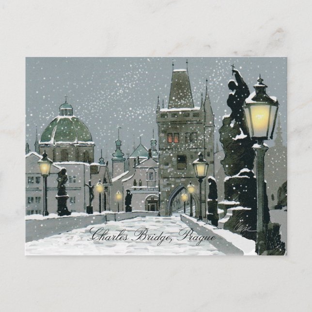 Charles Bridge post card (Front)