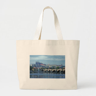 Charles Bridge Prague Castle. Large Tote Bag