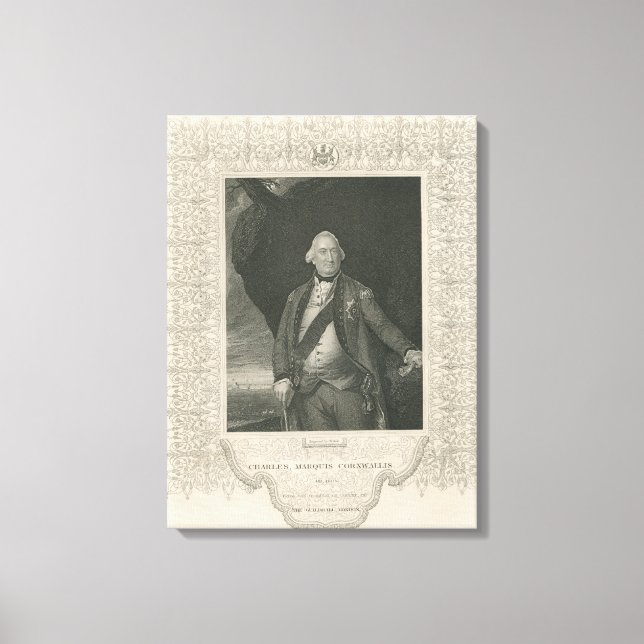 Charles Cornwallis Canvas Print (Front)