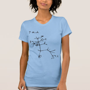 Charles Darwin - I Think (Black) T-Shirt