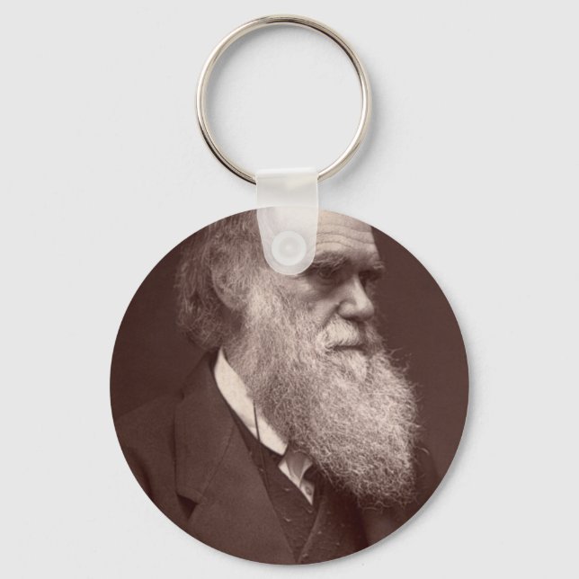 Charles Darwin Keychain (Front)