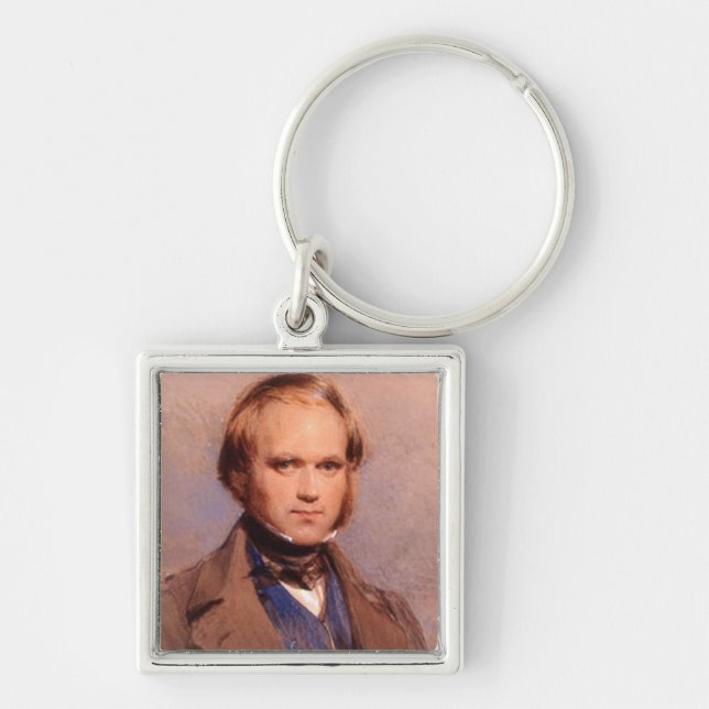 Charles Darwin Keychain (Front)