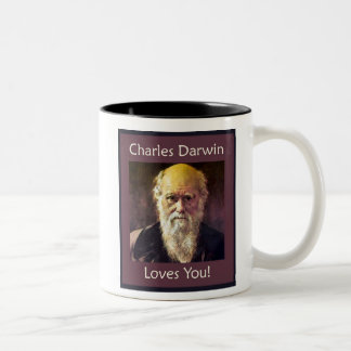 Charles Darwin Loves You! mug