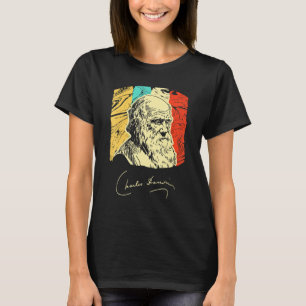 Charles Darwin Naturalist Biologist Scientist Retr T-Shirt