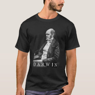 Charles Darwin Portrait Evolution  T-Shirt