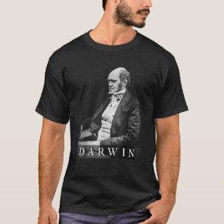 Charles Darwin Portrait Evolution T-Shirt