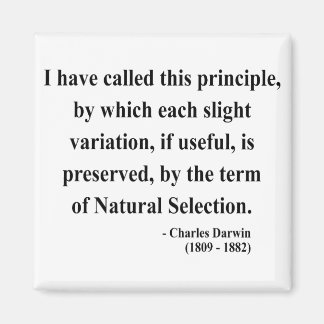 Charles Darwin Quote 6a Magnet