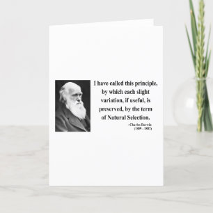 Charles Darwin Quote 6b Card