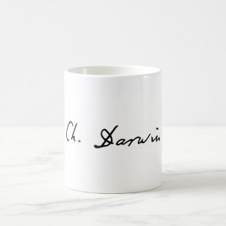 Charles Darwin Signature Mug