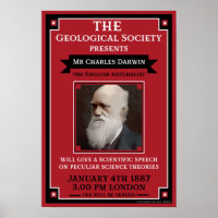 Charles Darwin Vintage Repro Retro