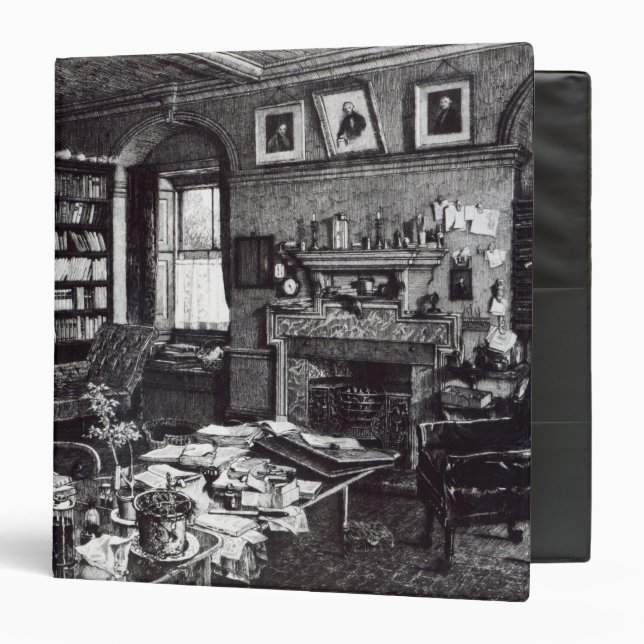 Charles Darwin's study at Down House, 1882 Binder (Front/Inside)
