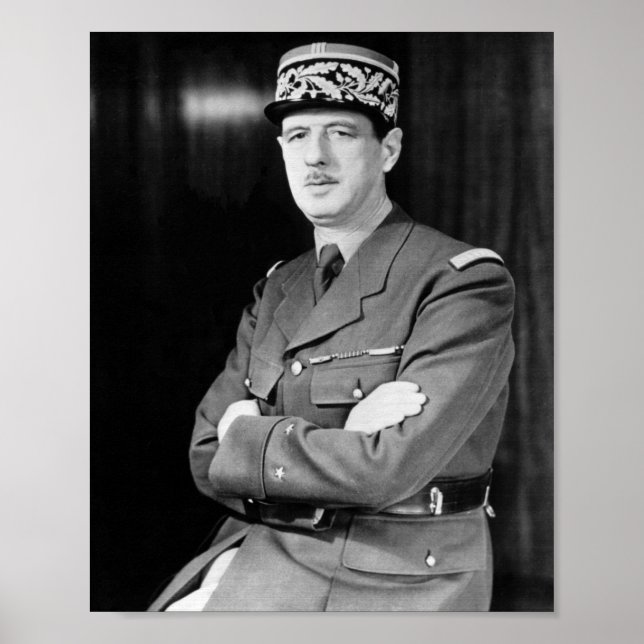 Charles De Gaulle Poster (Front)