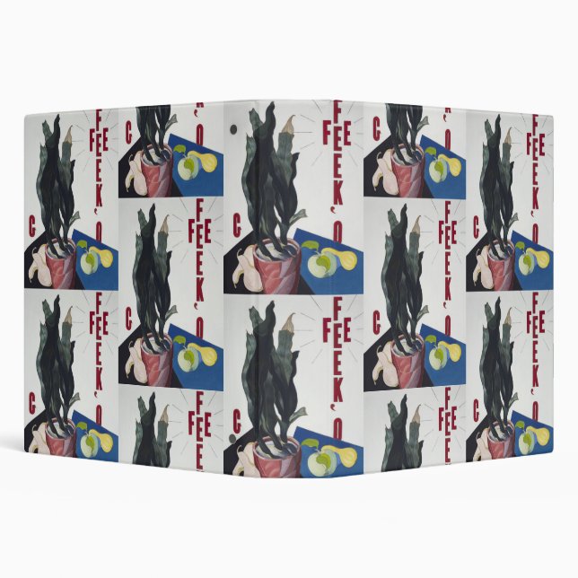 Charles Demuth Georgia O'Keeffe Poster Portrait Binder (Background)