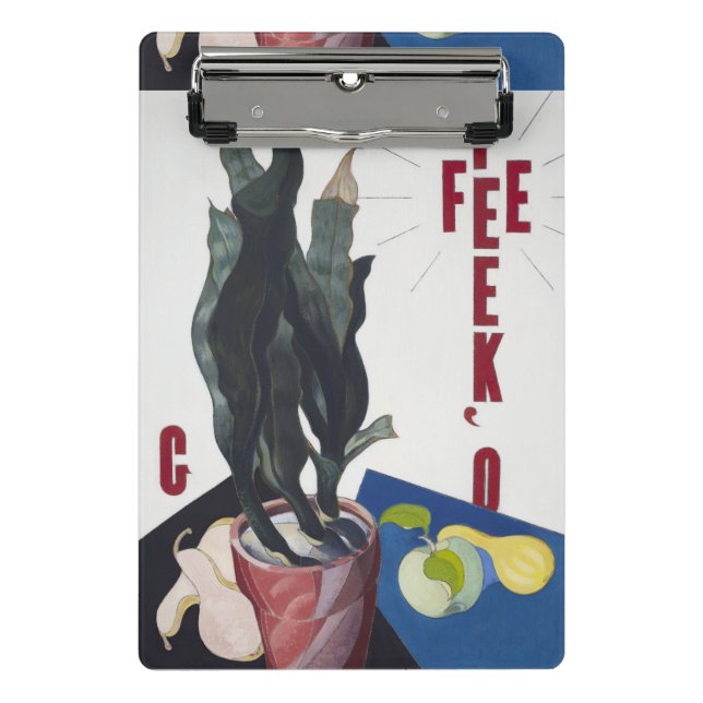 Charles Demuth Georgia O'Keeffe Poster Portrait Mini Clipboard (Front)