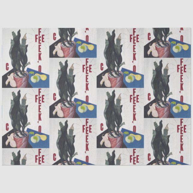 Charles Demuth Georgia O'Keeffe Poster Portrait Tissue Paper (Front)