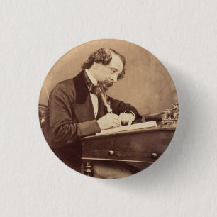 Charles Dickens 1 Inch Round Button