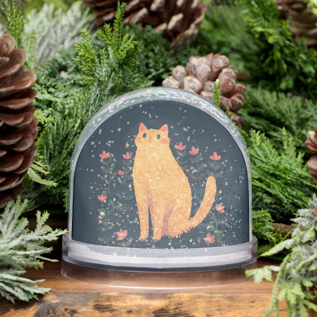 Charles Dickens' Cat Quote Snowglobe (Winter)