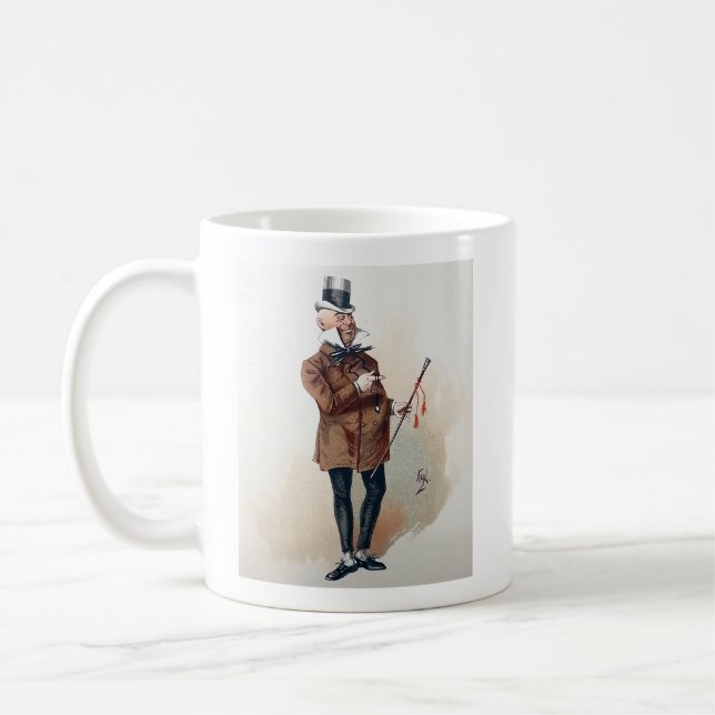 Charles Dickens, David Copperfield, Mr. Micawber Coffee Mug (Left)