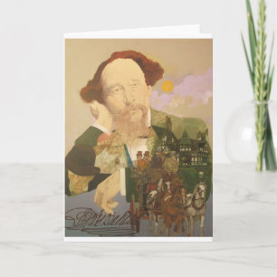 Charles Dickens, English Author Card