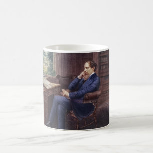 Charles Dickens in His Study Coffee Mug