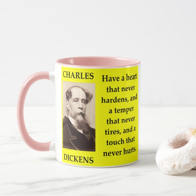 charles dickens mug (With Donut)