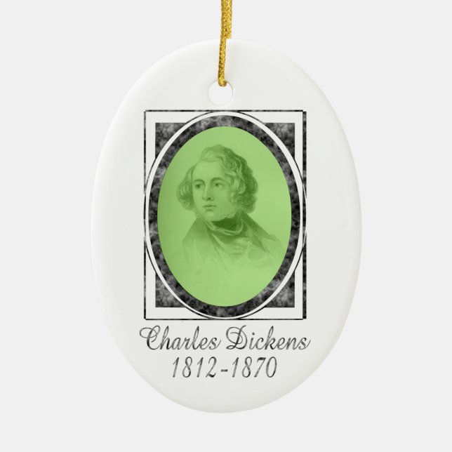 Charles Dickens Ornament (Front)