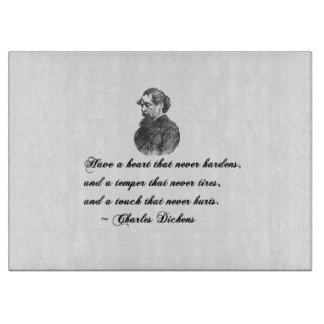 Charles Dickens Our Mutual Friend Quote Cutting Board