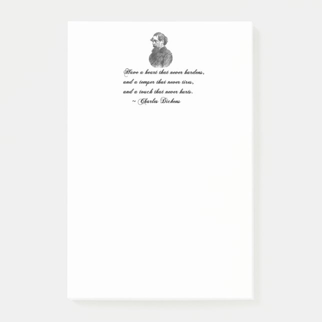 Charles Dickens Our Mutual Friend Quote Post-it Notes (Front)