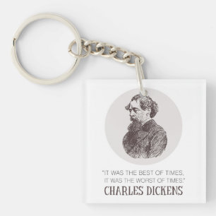 Charles Dickens Portrait et Citation