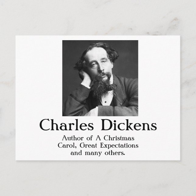 Charles Dickens Postcard (Front)