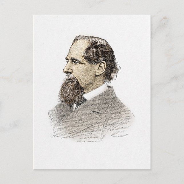 Charles Dickens Postcard (Front)