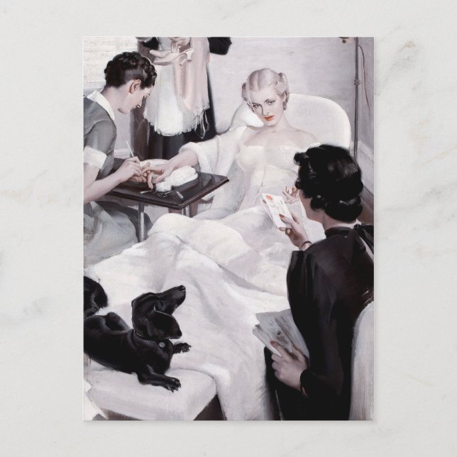 Charles Edward Chambers: Manicure Postcard (Front)