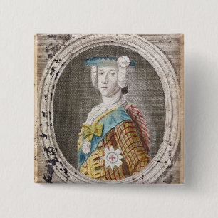 Charles Edward Stuart 2 Inch Square Button