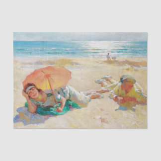 Charles Garabed Atamian 1920's Couple at the Beach Tissue Paper