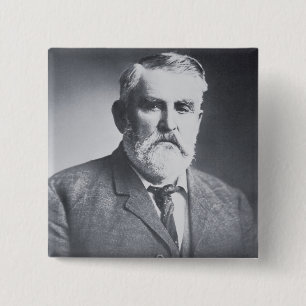 Charles Goodnight (b/w photo) 2 Inch Square Button