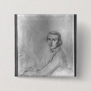 Charles Gounod  1841 2 Inch Square Button