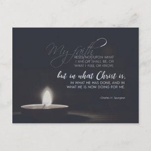 Charles H. Spurgeon - in Christ alone Postcard